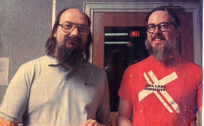 Ken Thompson and Dennis Ritchie