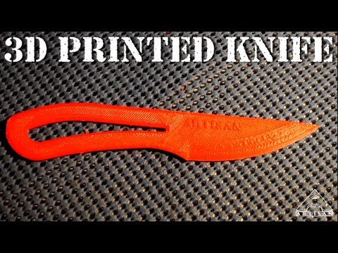 3D Printed Knife - Will It Cut Paper?