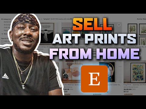 How to Sell Art Prints on Etsy : 2021 Beginners Guide