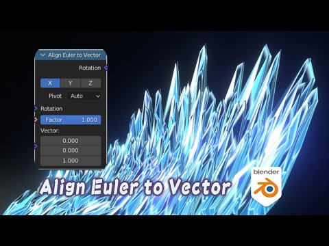 [Tut] Align Euler to Vector Node Explained - Blender Geometry Nodes 3.0 Field