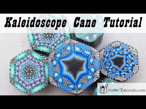 Easy Polymer Clay Cane: Kaleidoscope Cane Tutorial