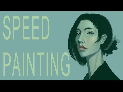 Portrait Speed Painting Krita