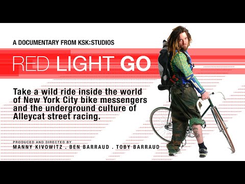 Red Light Go - OFFICIAL! Bike Messenger Alley Cat Racing Documentary