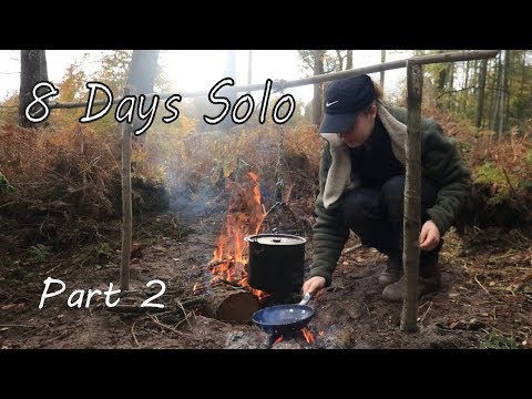 8 Day Solo, Lavvu, Woods Camp - Part 2, Beef Stew