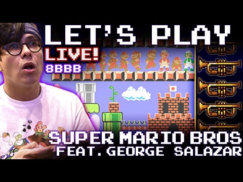 Let's Play LIVE! #1 - Super Mario Bros. w/FULL ORCHESTRA! ft. George Salazar