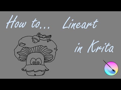 Lineart with Krita