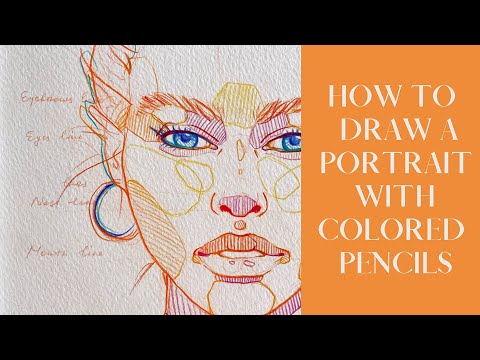 DRAWING PORTRAIT WITH COLORED PENCILS | Try this if you are bored on quarantine