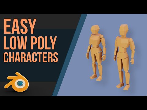 Create a Low Poly Person | Blender 2.8 | Beginners & Intermediate