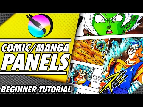 How to Make Manga Panels | Comic Tutorial for Beginners | Easy KRITA Beginner Friendly Guide