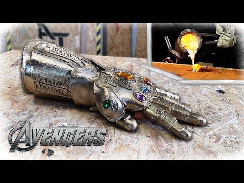 Casting REAL BRONZE THANOS Infinity Gauntlet
