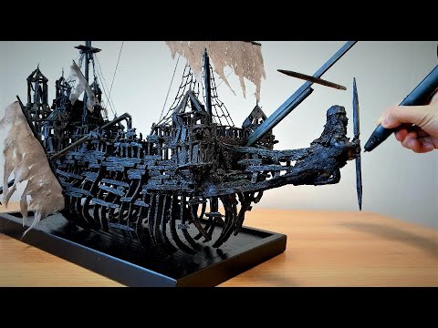 [3d pen] Making Silent Mary in Pirates of the Caribbean