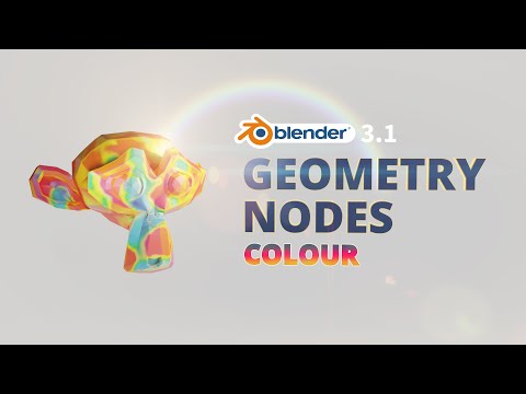Blender Geometry Nodes Colour Attributes For Beginners | Part 3/3