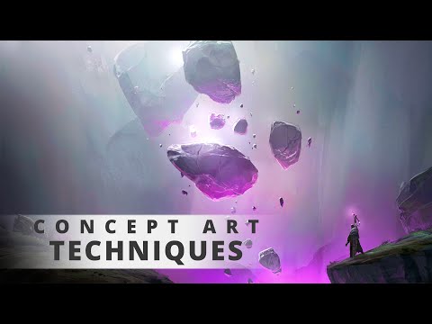 Epic Concept Art Walkthrough - Paint with me!