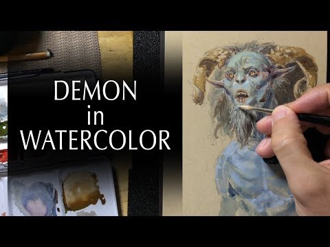 CREATURE PAINTING (In Watercolor)