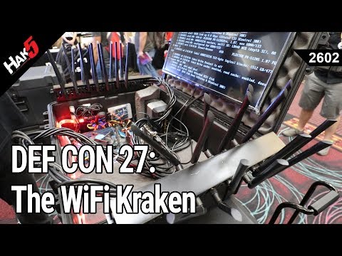 DEF CON 27, The WiFi Kraken with D4rkm4tter - Hak5 2602