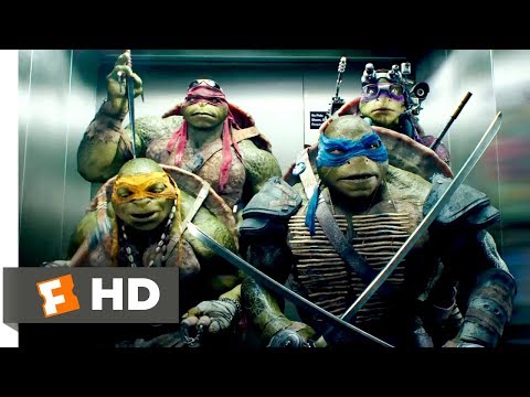 Teenage Mutant Ninja Turtles (2014) - Elevator Freestyle Scene