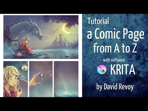 Tutorial: a Comic page from A to Z with Krita