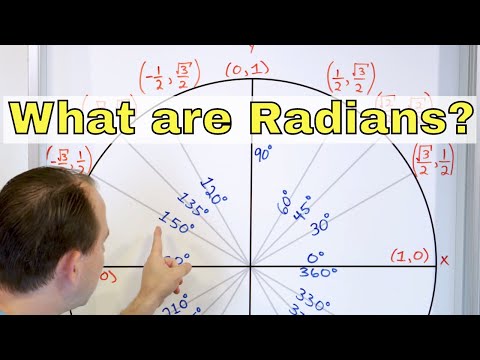 What is a Radian Angle? Convert Degrees to Radians & Radians to Degrees - Part 1