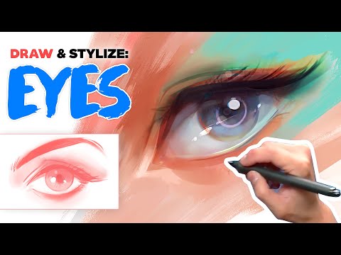 How to Draw and Stylize Eyes! - Tutorial