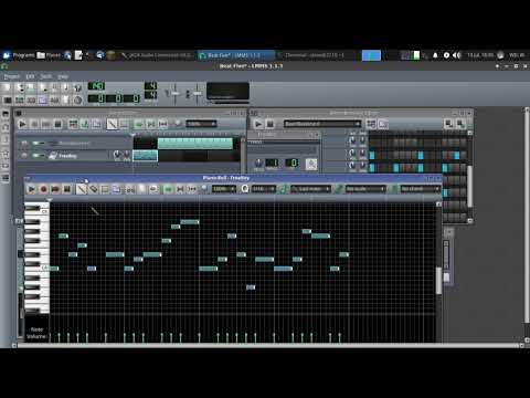 LMMS - 1st Part of Creating An 8-Bit Tune (No Commentary)