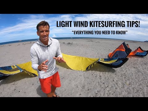 Light wind KITEBOARDING tips! How To