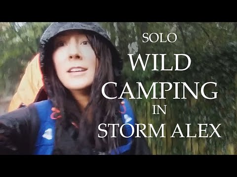 Solo Hiking & Wild Camping in Storm Alex | Ridgeway Link - The Chilterns