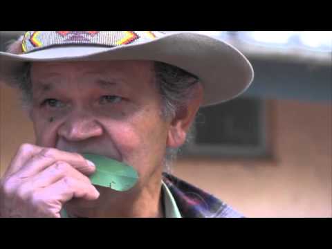 Ossie Cruze: Aboriginal Elder Plays Gum Leaf