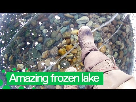 Man Films Amazing Walk Across World's Deepest Frozen Lake