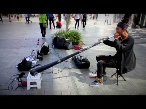 Yoon Hwan Kim - Didgeridoo - live in Perth Australia - 2016 디저리두