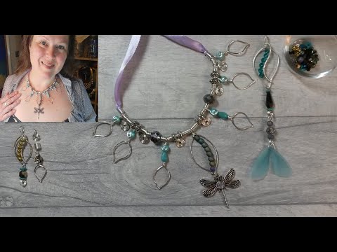 How To Create a Beaded And Wirework Summer Collar Necklace by Jem Hawkes