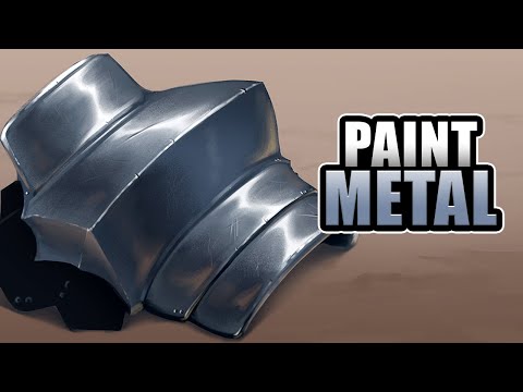How to paint [METAL] - Digital Photoshop Tutorial