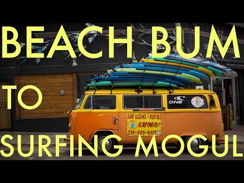 How a van helped turn a beach bum into a surfing mogul