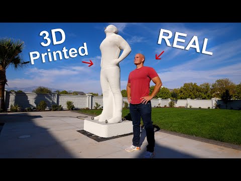 I 3D Printed a 6000 pound Statue of MYSELF