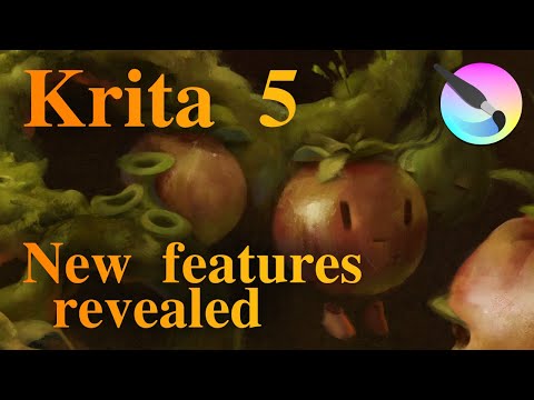 EVERYTHING new in Krita 5 || All the new features revealed