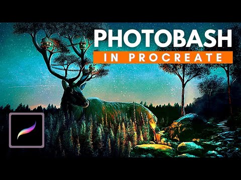 Photobashing in Procreate | Photo Manipulation Techniques | Procreate Tutorial
