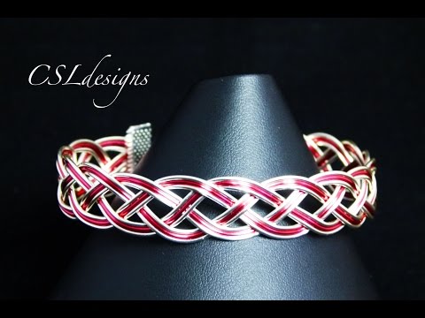 Wirework snake braid bracelet