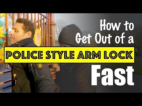 How to Get Out of A Police Style Arm Lock Fast