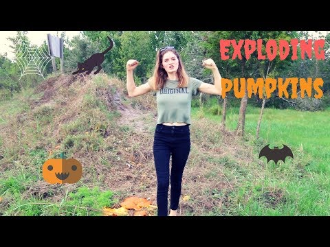 Exploding Pumpkins | 50CalVal Style (With Outtakes)