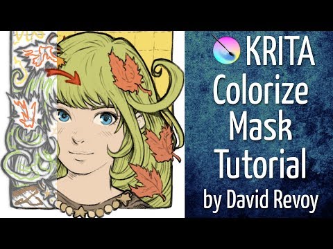Tutorial: Coloring with Colorize-mask in Krita