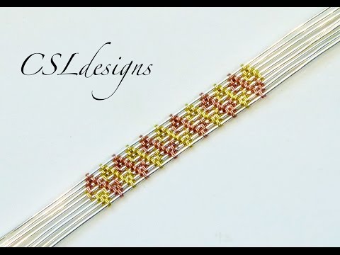 Double aztec wire weave ⎮ Wire weaving series