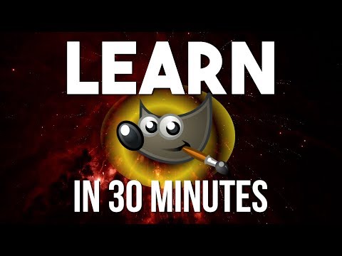 Learn GIMP in 30 minutes, Complete Tutorial for Beginners