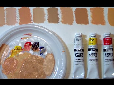 FIFTY SHADES OF...SKIN - How to mix CAUCASIAN flesh tones by ART Tv