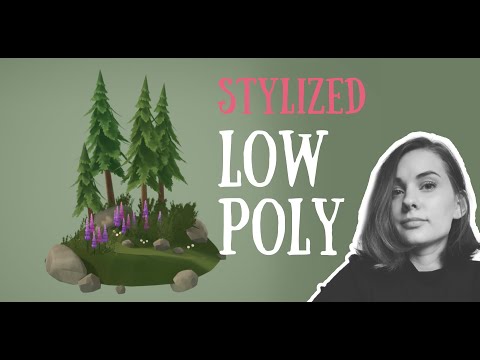 Делаем стилизованные low poly модельки в Blender для игр вместе с Rita Mirgo