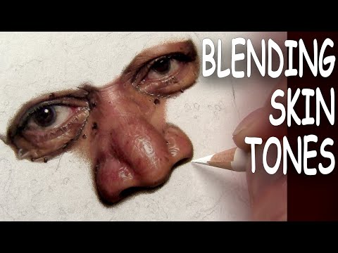 Blending SKIN TONES in REAL-TIME with Colored Pencil