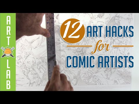 12 Art Hacks for Comic Book Artists!