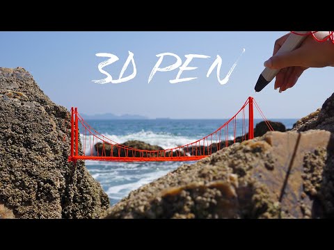 [3D Pen] I Made a Bridge by 3D Pen | ASMR