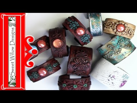 How to Make a Polymer Clay Basic Cuff Bracelet