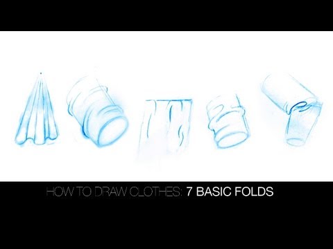 how to draw folds and drapery:the 7 basic