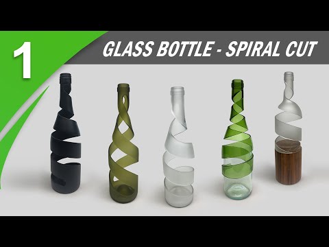 How to cut a glass bottle - MUST WATCH !!!