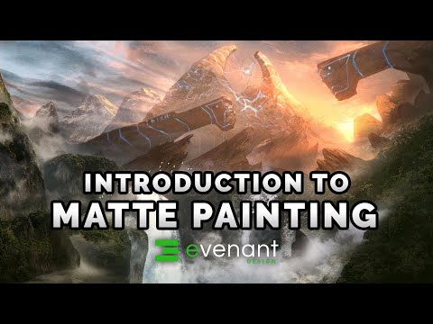 Introduction To Matte Painting - Digital Painting Basics - Concept Art Tutorial